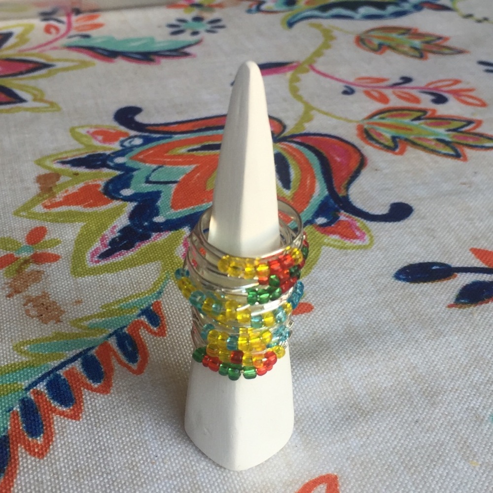 ☀️ASSORTMENT OF BEADED RINGS☀️